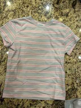 Parke Striped Lavender Tee